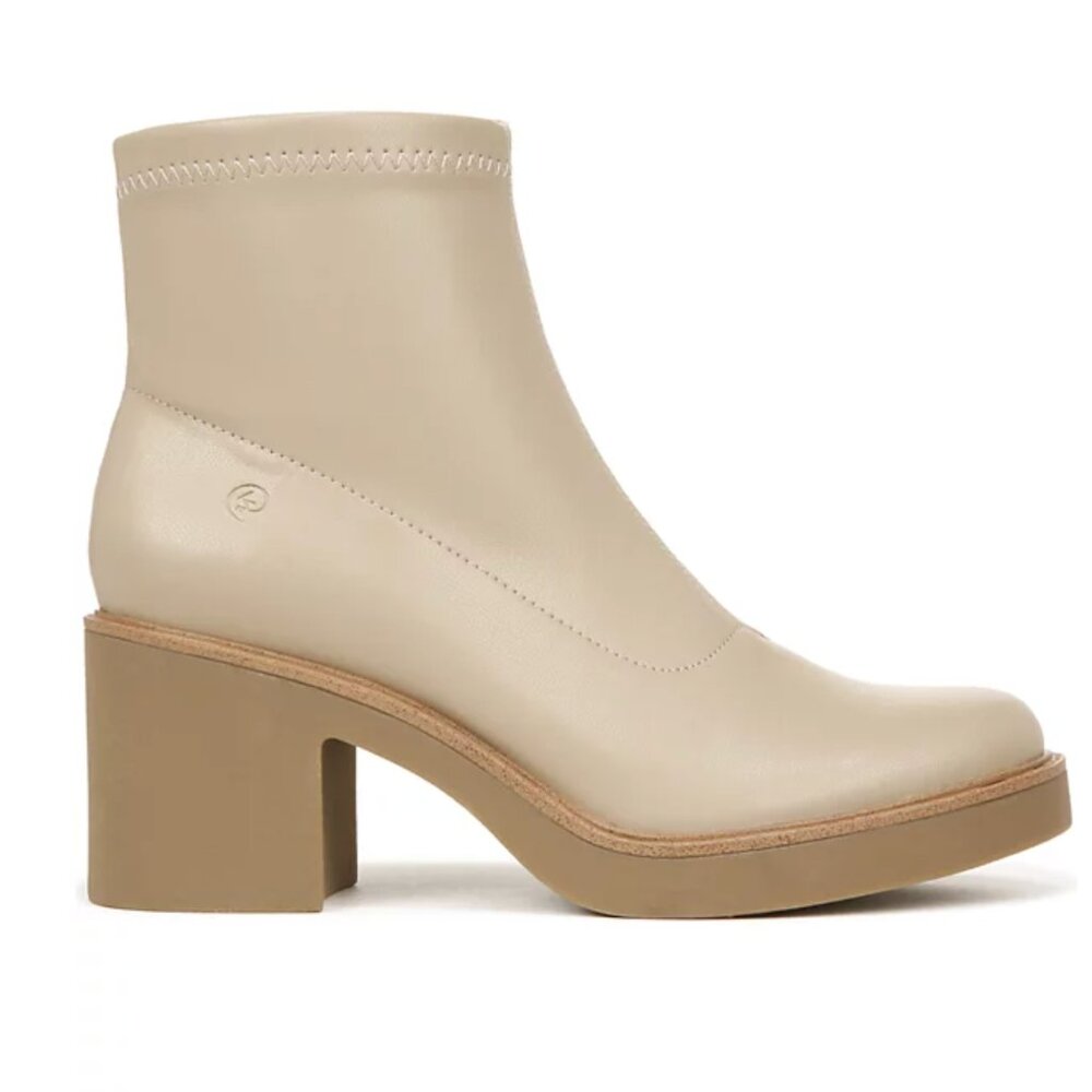 NWT LifeStride Remix Booties Color:Beige Faux Leather - Picture 2 of 8